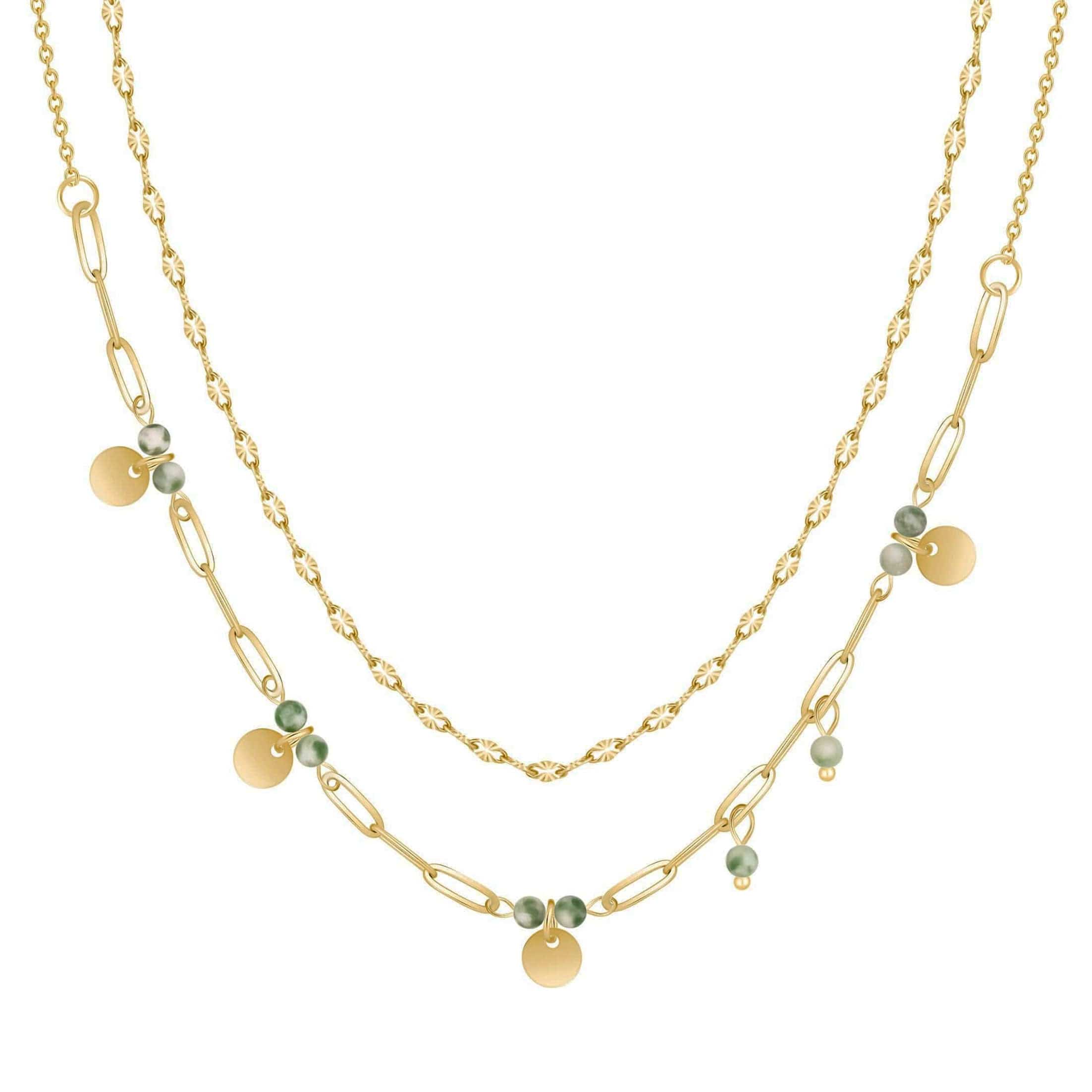 Bohomoon Stainless Steel Mira Layered Necklace