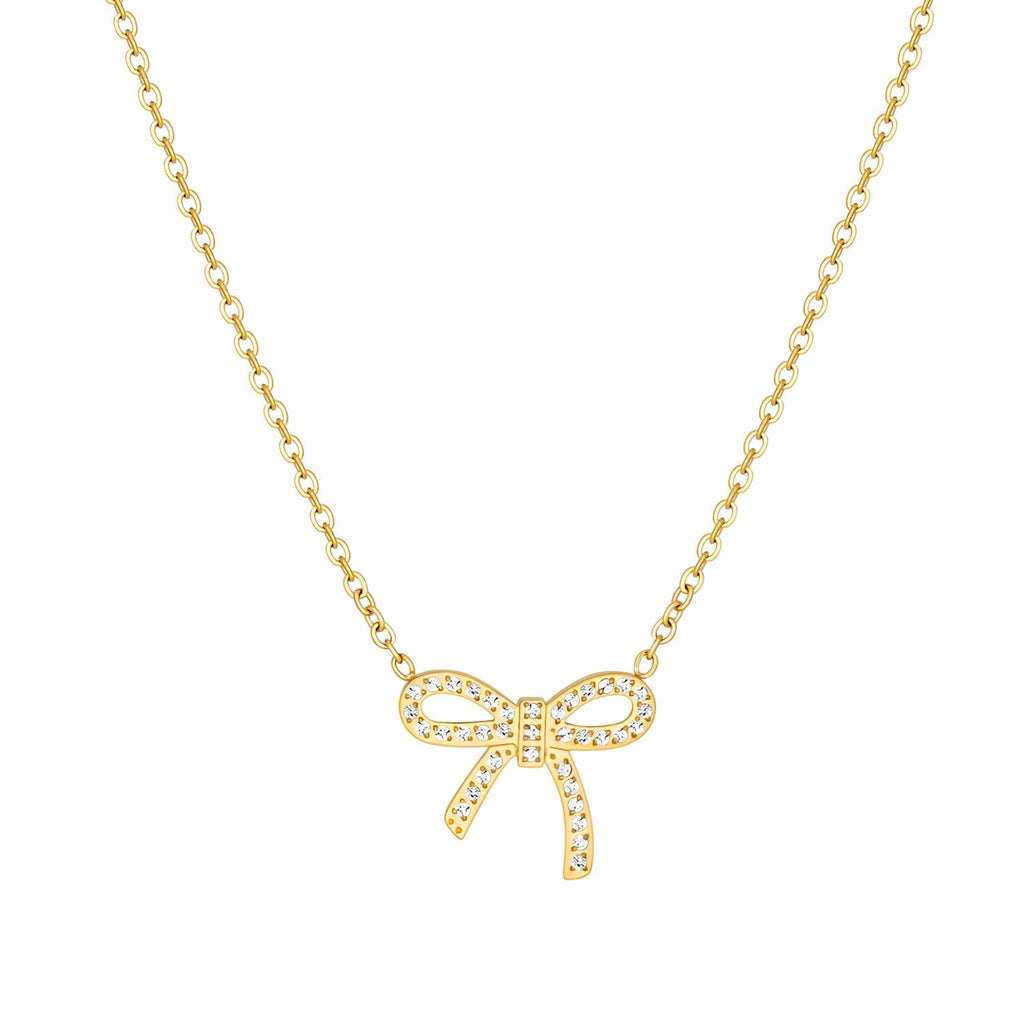 Bohomoon Stainless Steel Annie Bow Necklace