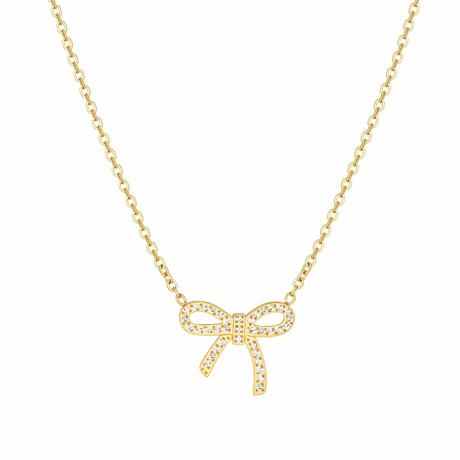 Bohomoon Stainless Steel Annie Bow Necklace