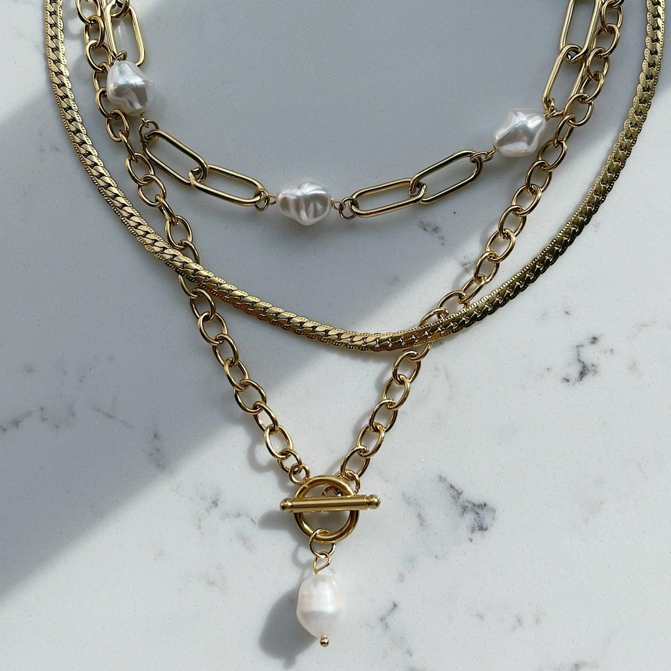 Bora Bora Pearl TBar Necklace