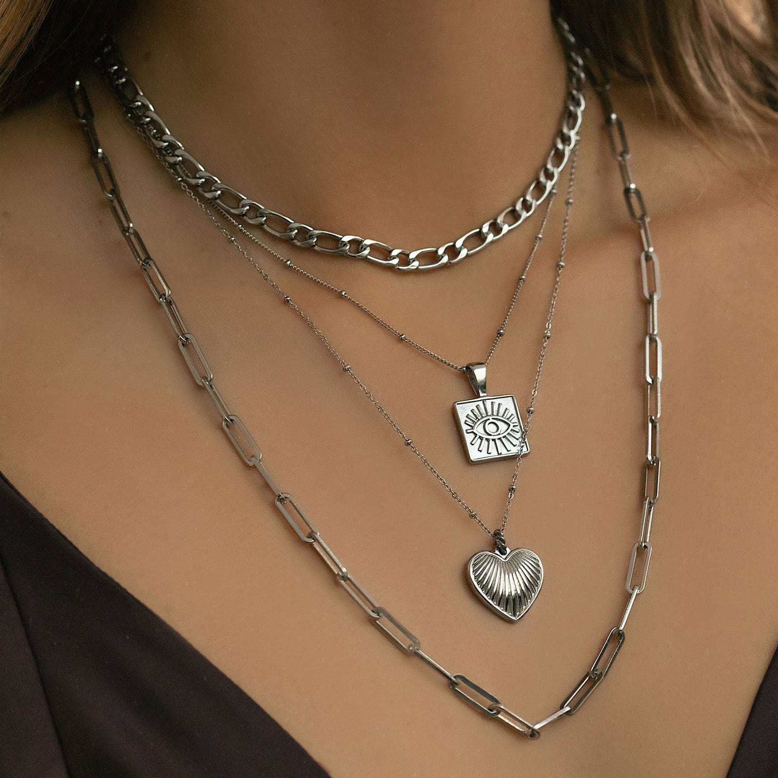 Laila Chunky Figaro Choker / Necklace
