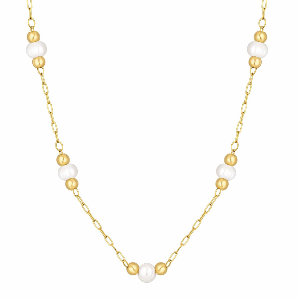 Bohomoon Stainless Steel Eden Pearl Necklace