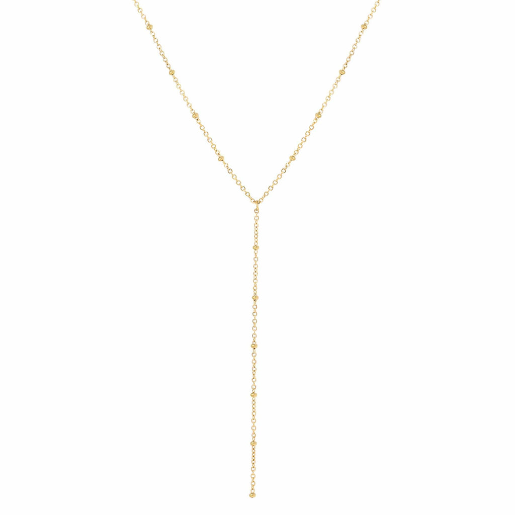 Bohomoon Stainless Steel Heatwave Lariat Necklace