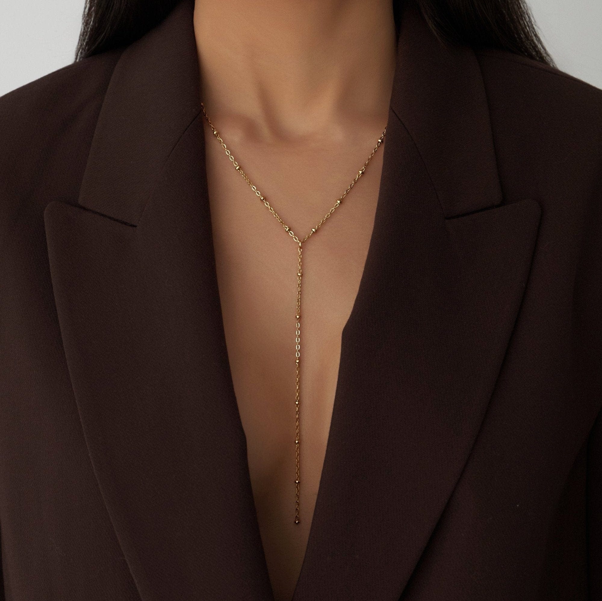 Hazel Lariat Necklace