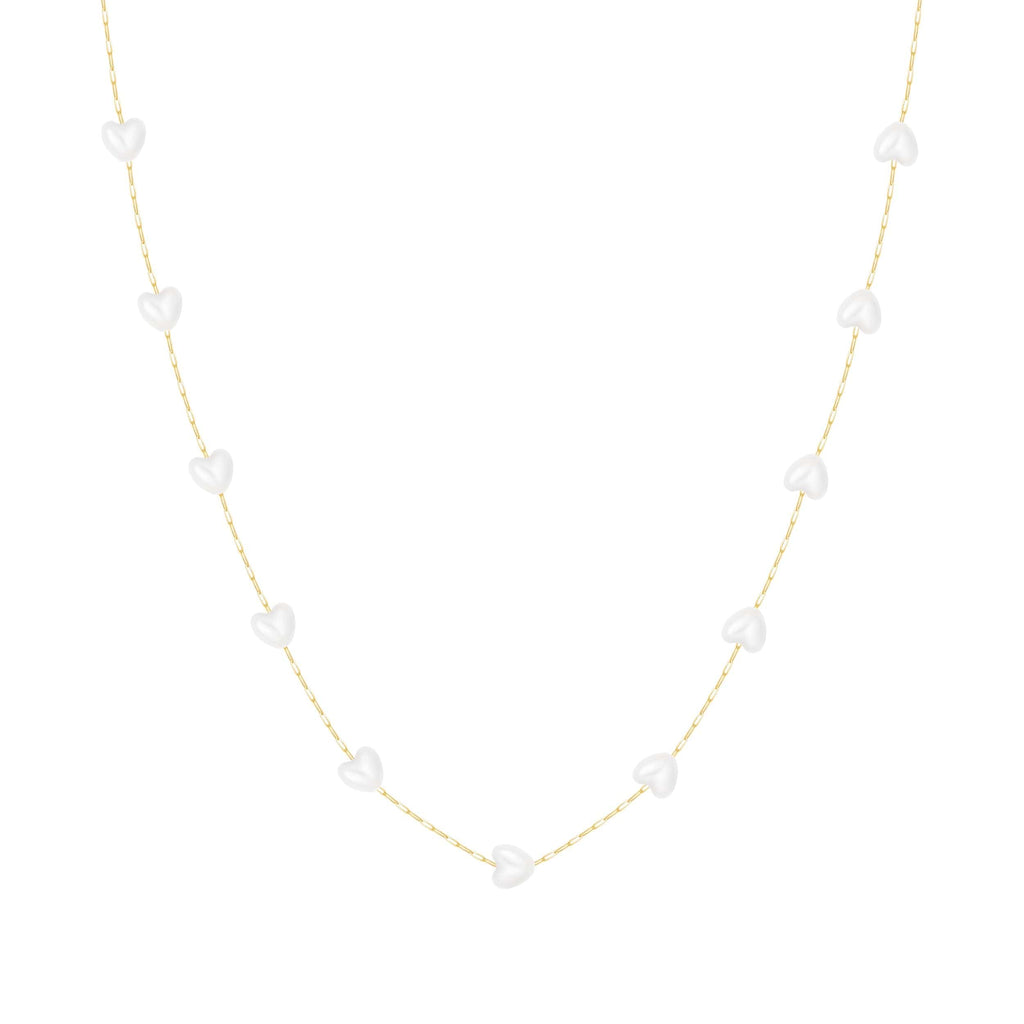 Bohomoon Stainless Steel Holiday Romance Pearl Choker