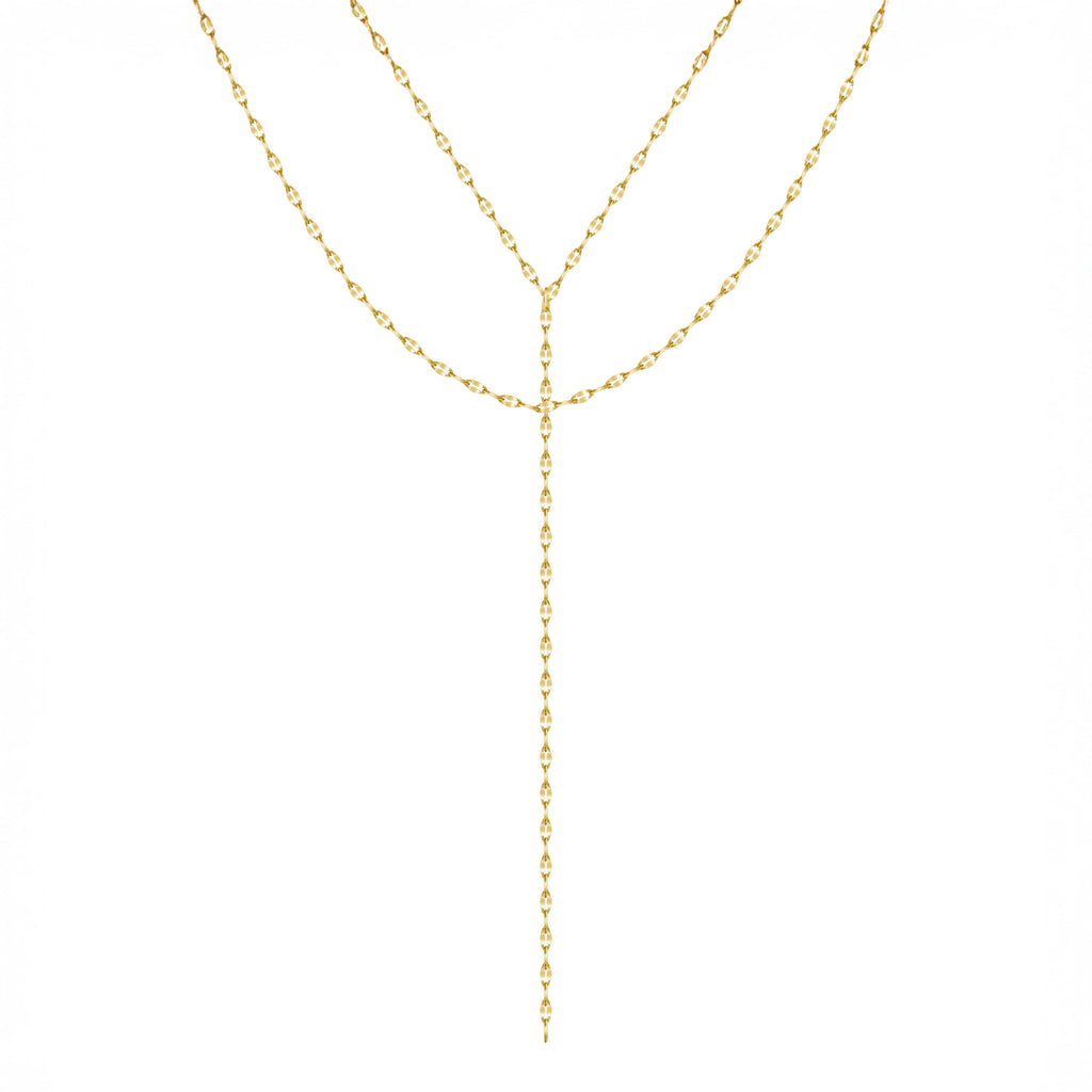 Bohomoon Stainless Steel Jordana Layered Lariat Necklace