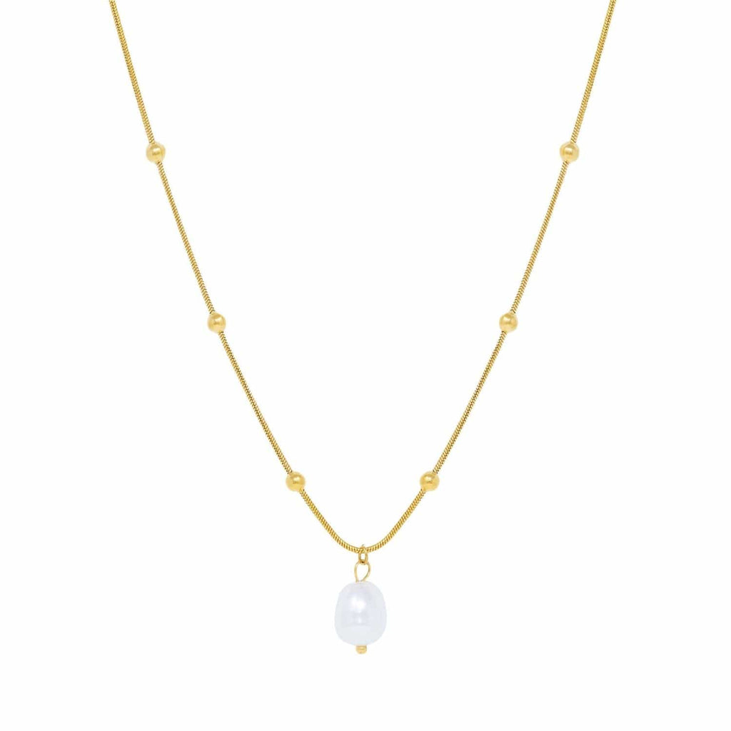 Bohomoon Stainless Steel Katia Pearl Necklace