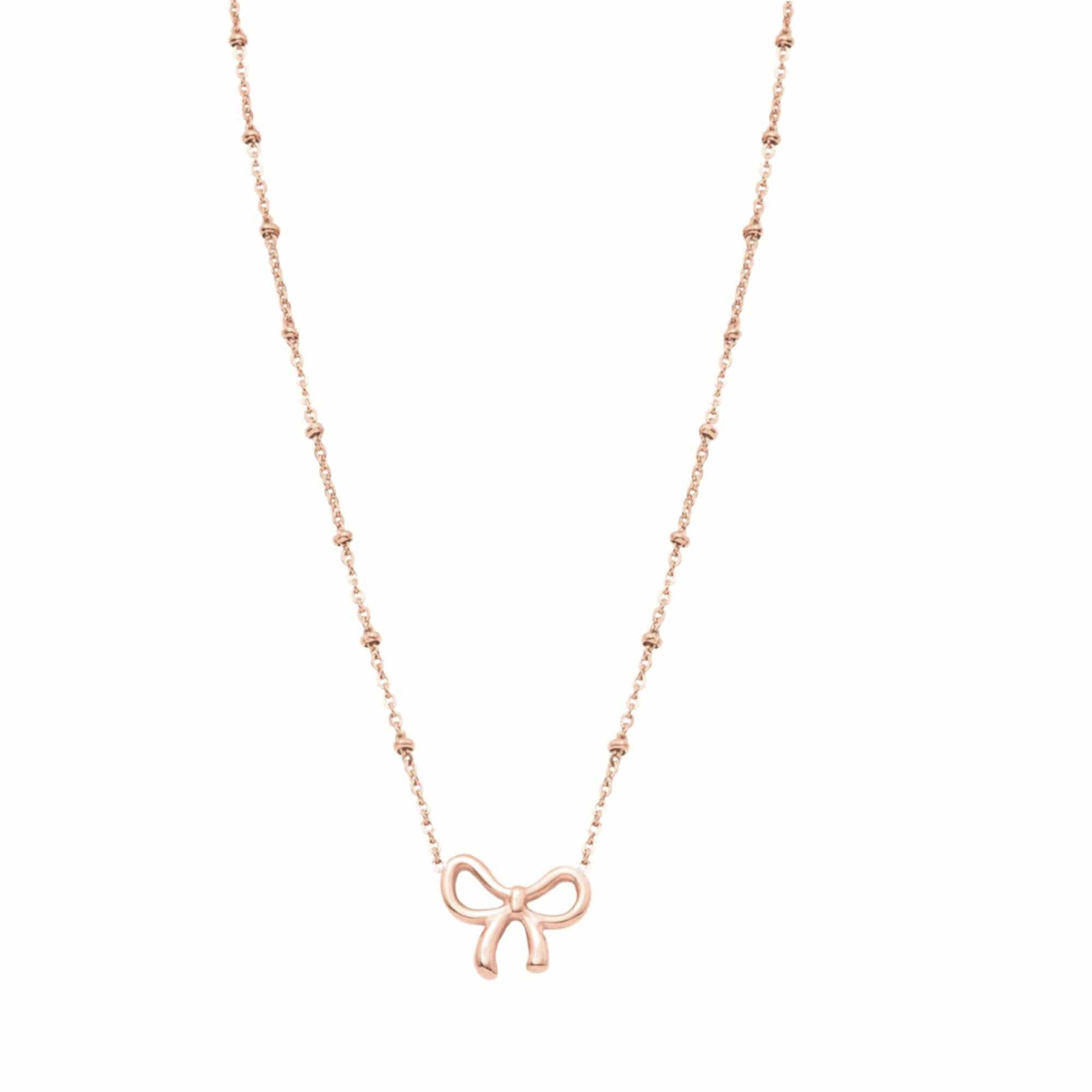 Bohomoon Stainless Steel Lyla Bow Necklace