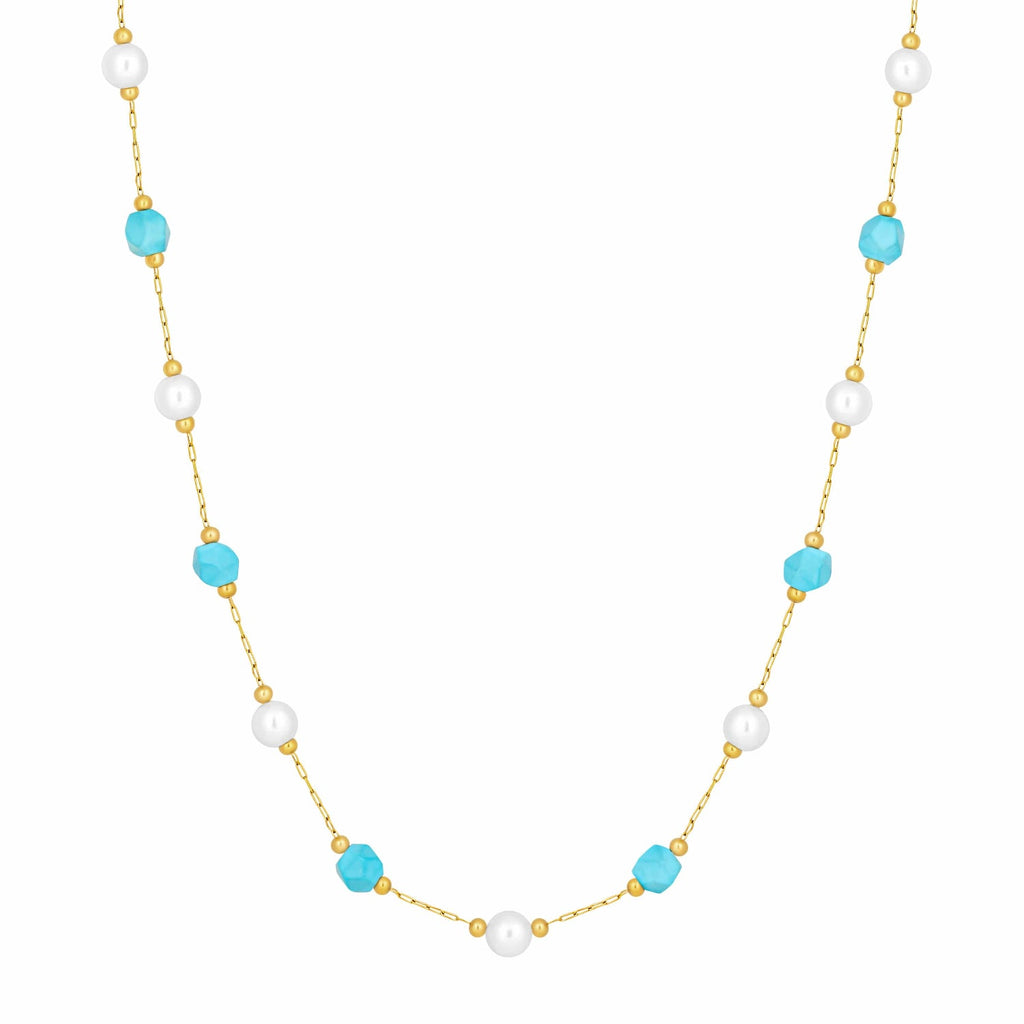 Bohomoon Stainless Steel Malaya Pearl Necklace