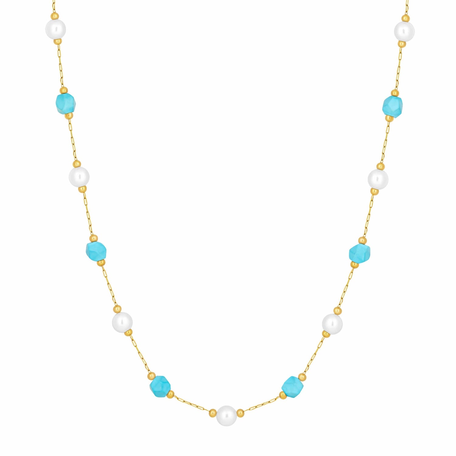 Bohomoon Stainless Steel Malaya Pearl Necklace