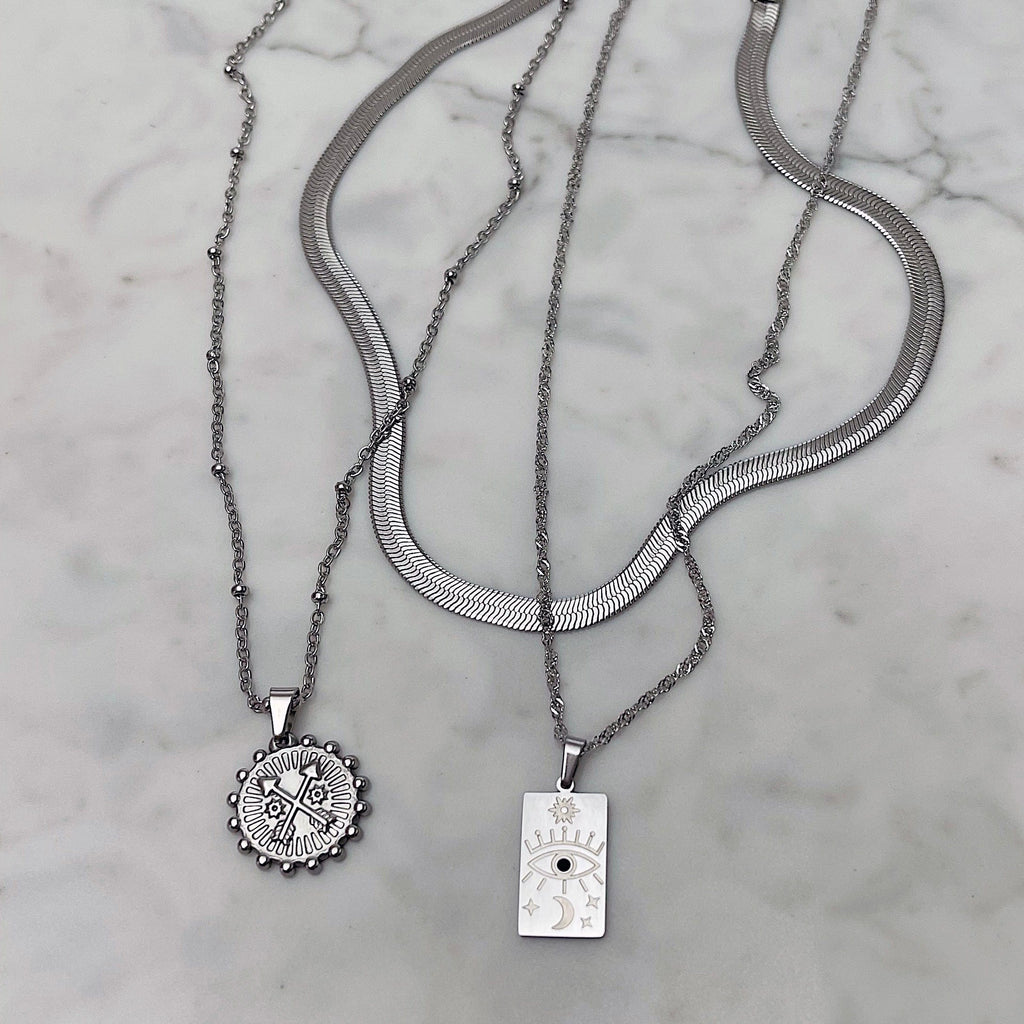 Melina Herringbone Necklace