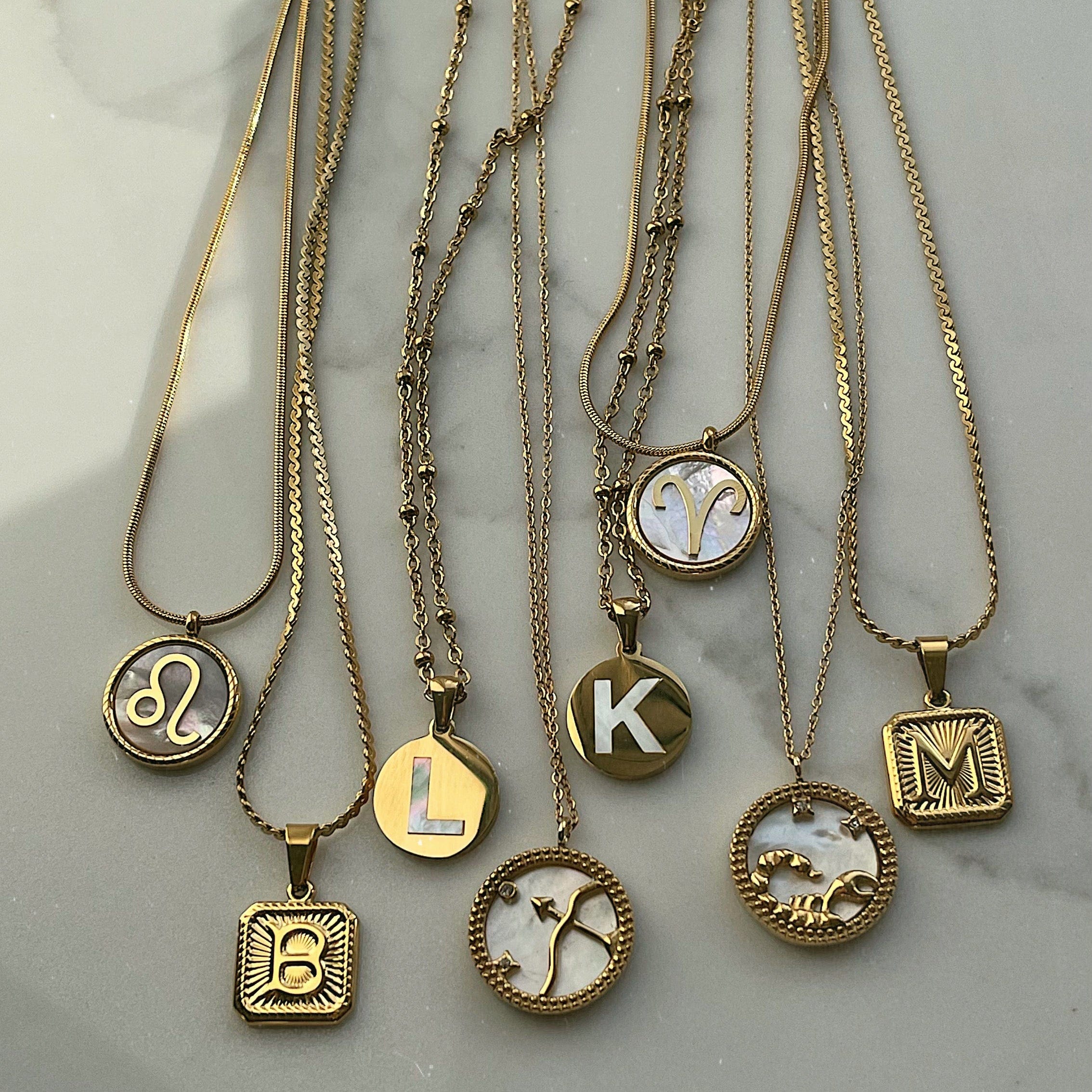 Mesmerise Initial Necklace