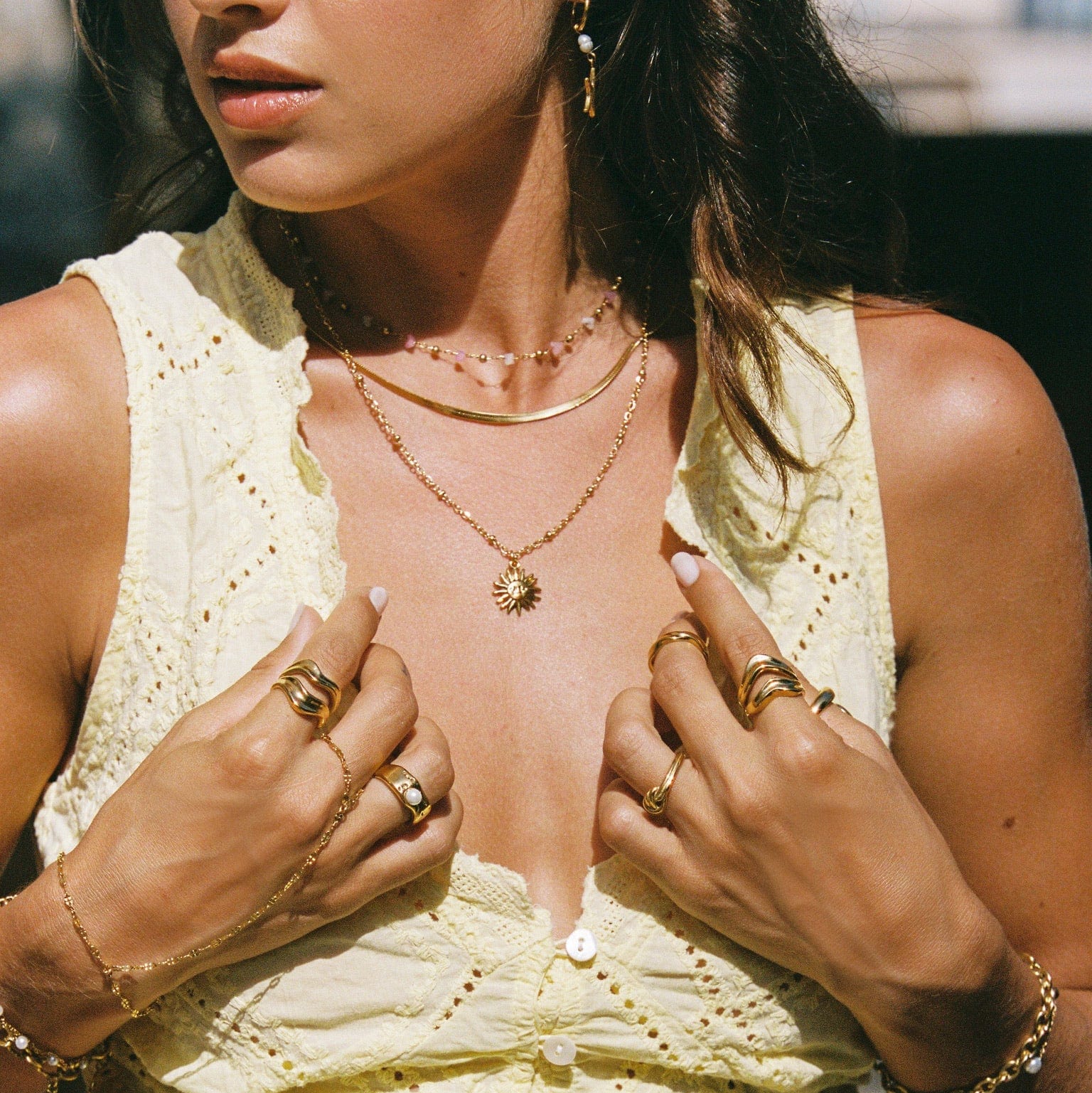 Helios Necklace Set