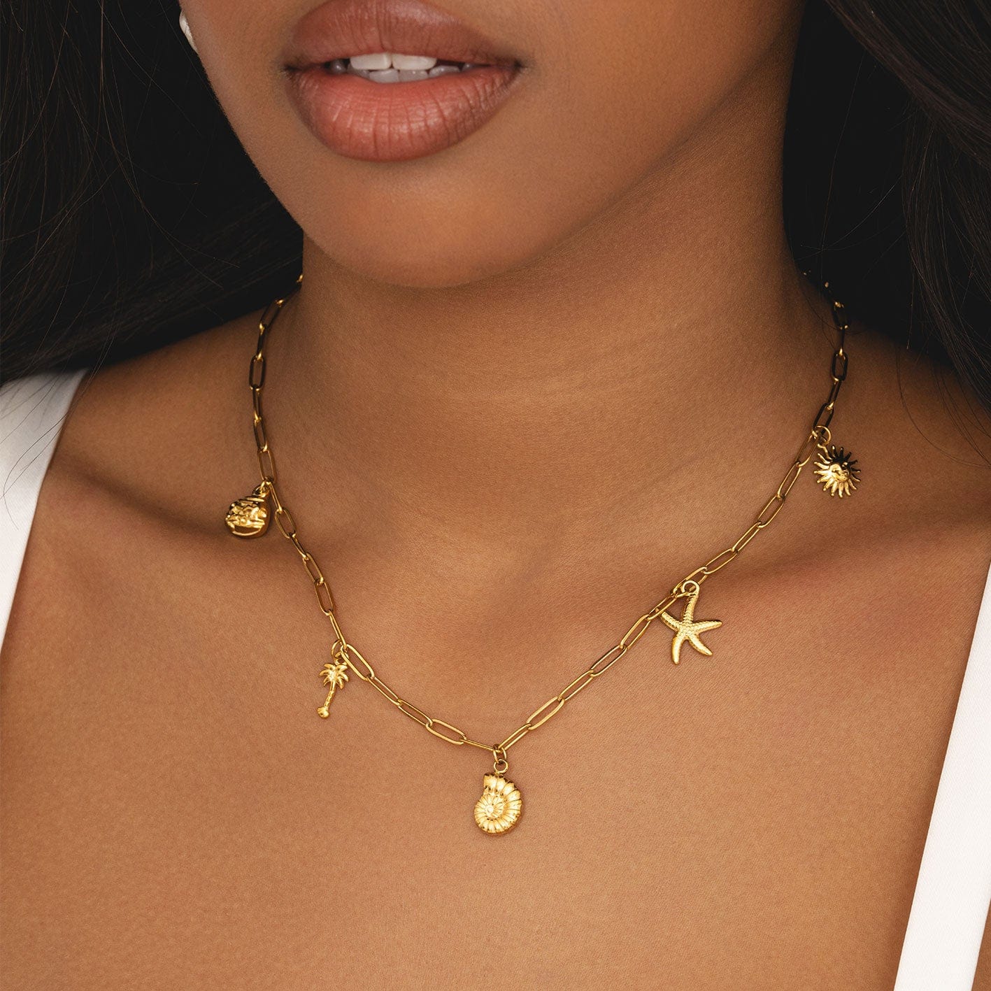 Palm Charm Necklace
