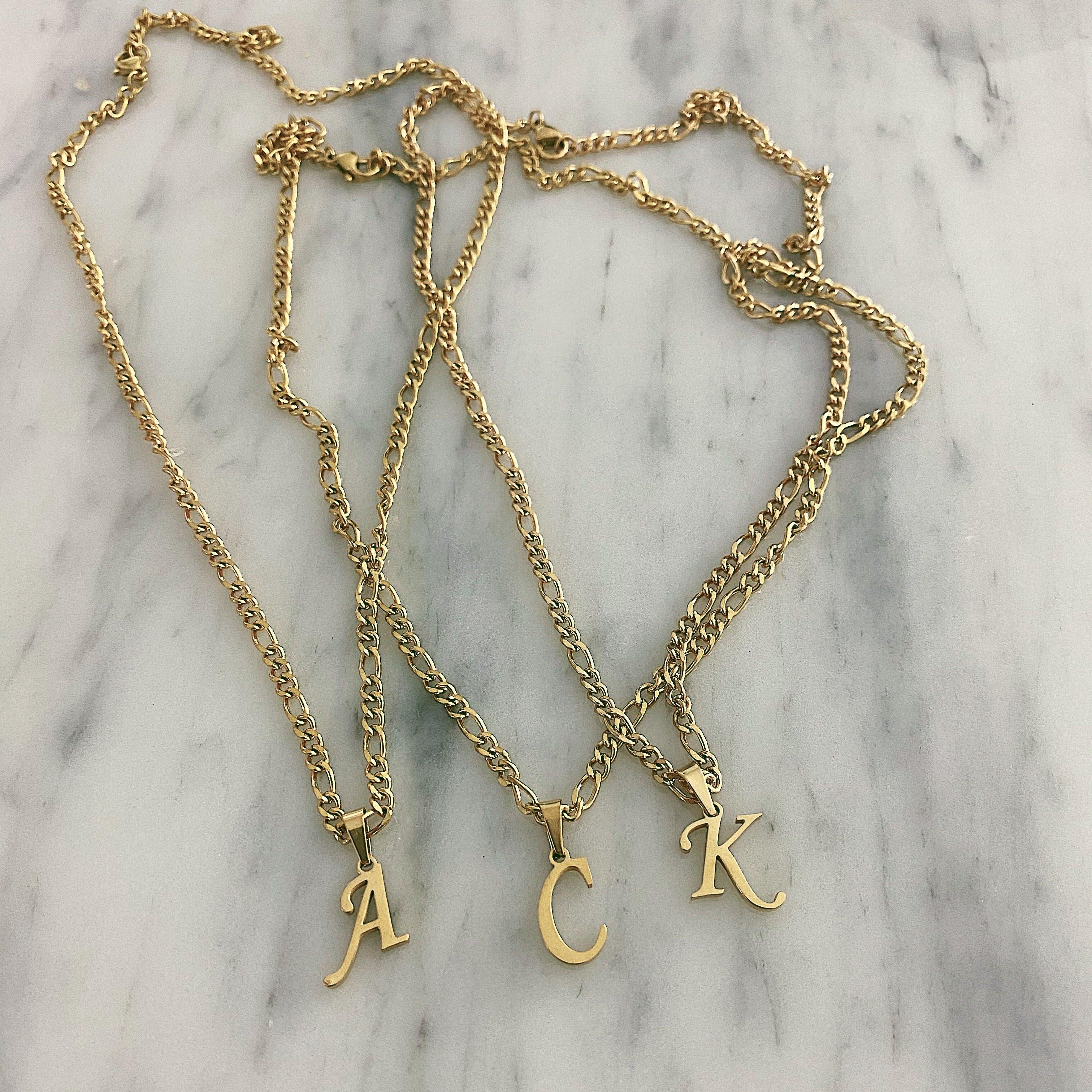 Rebel Initial Necklace