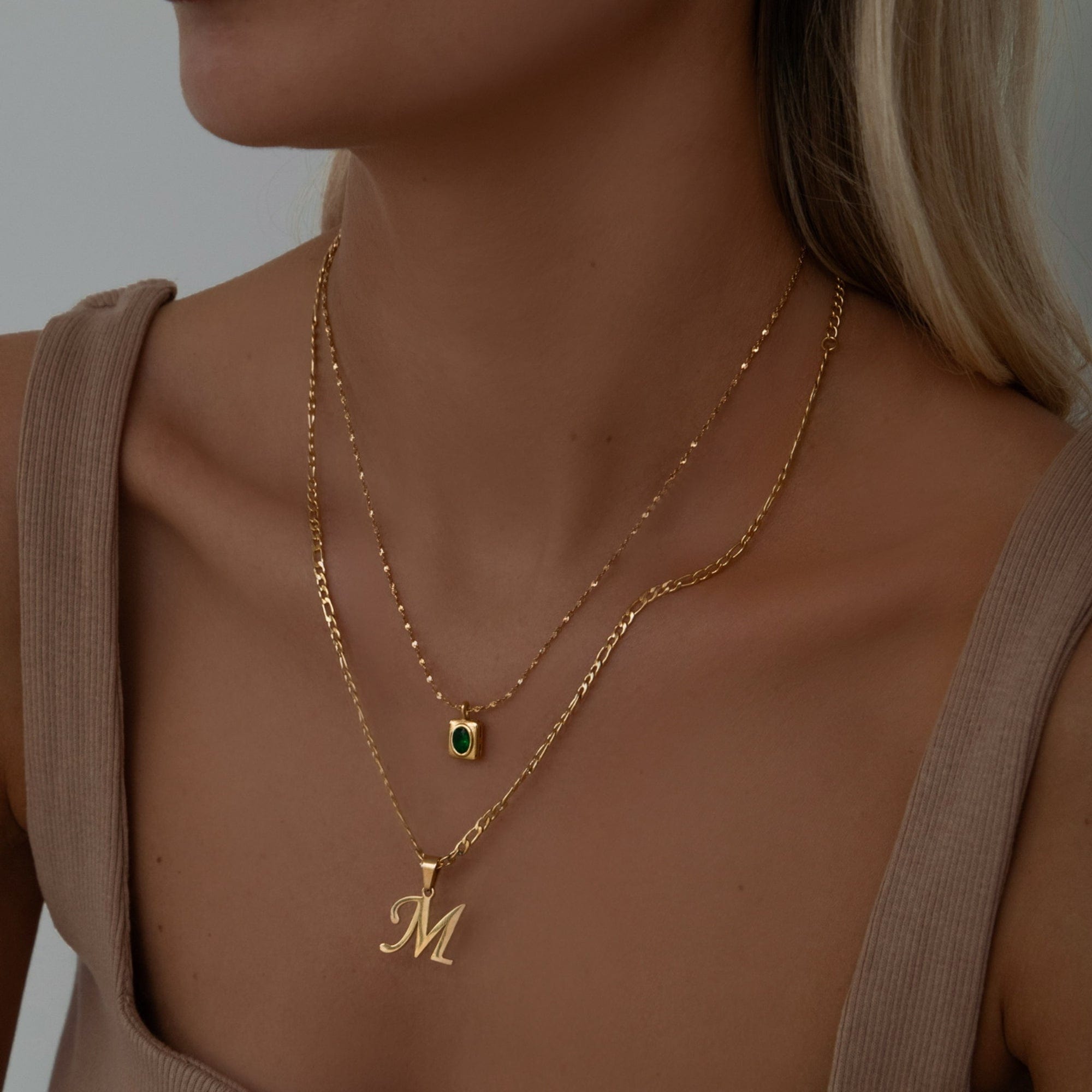 Rebel Initial Necklace