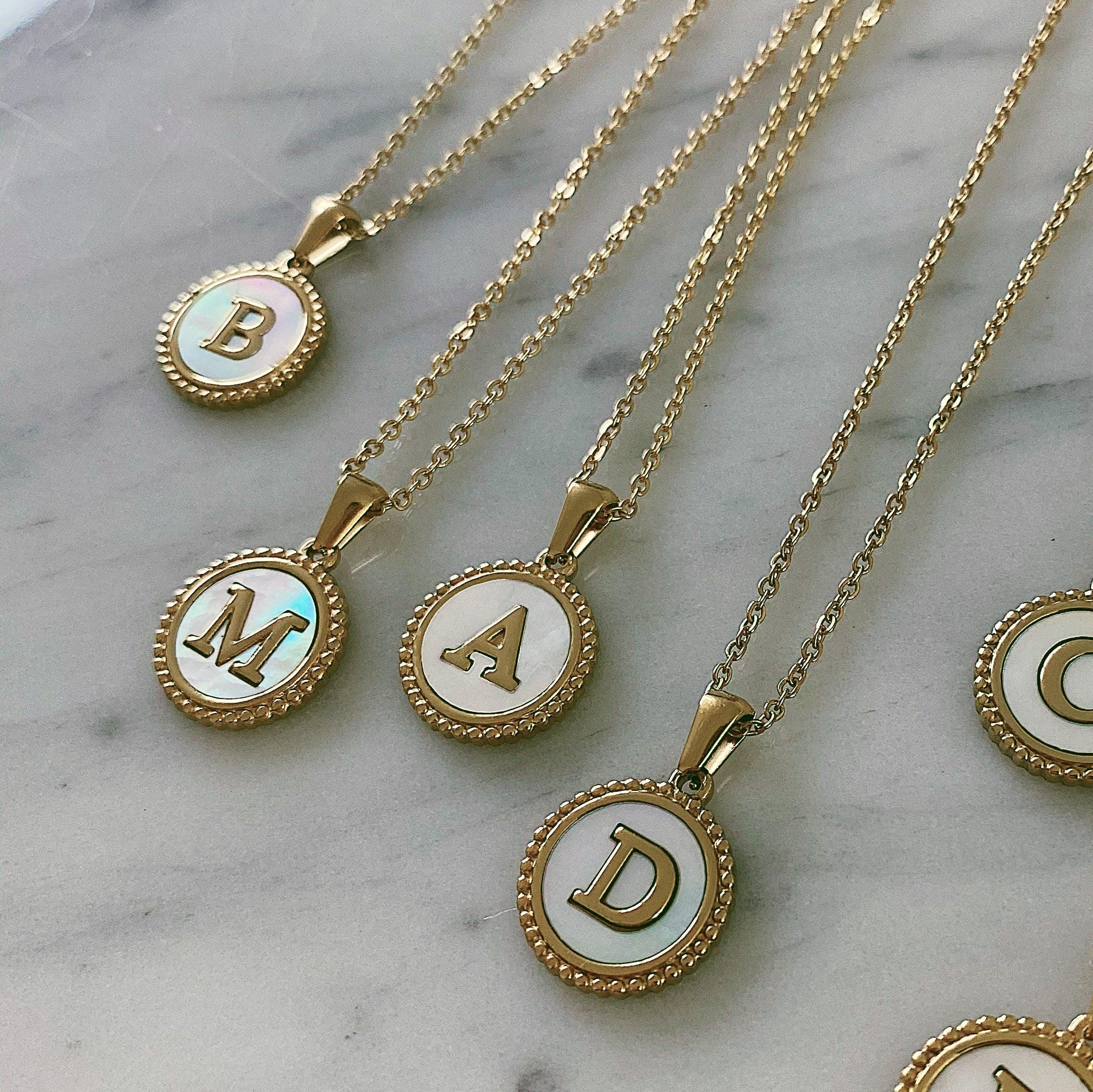 Rise Initial Necklace