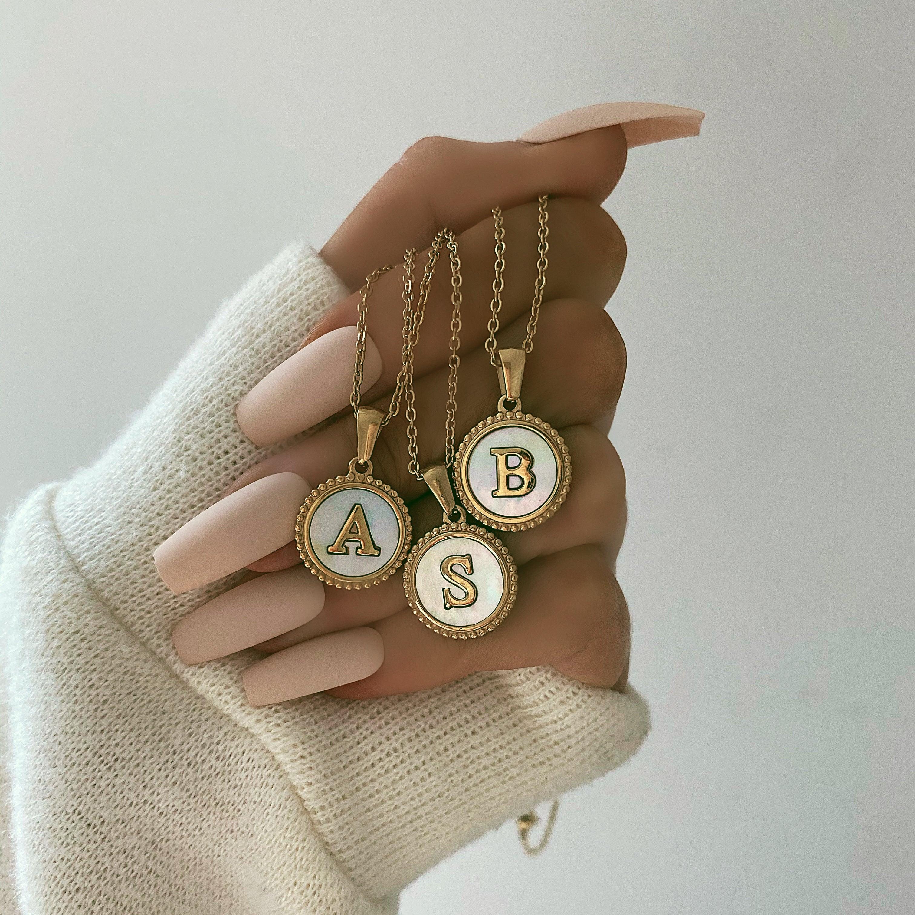 Rise Initial Necklace