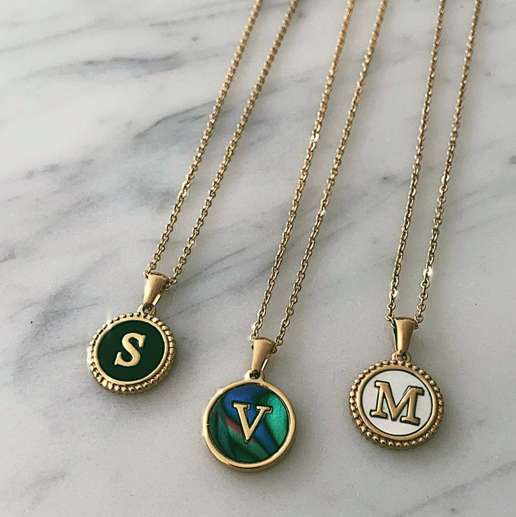 Rise Initial Necklace
