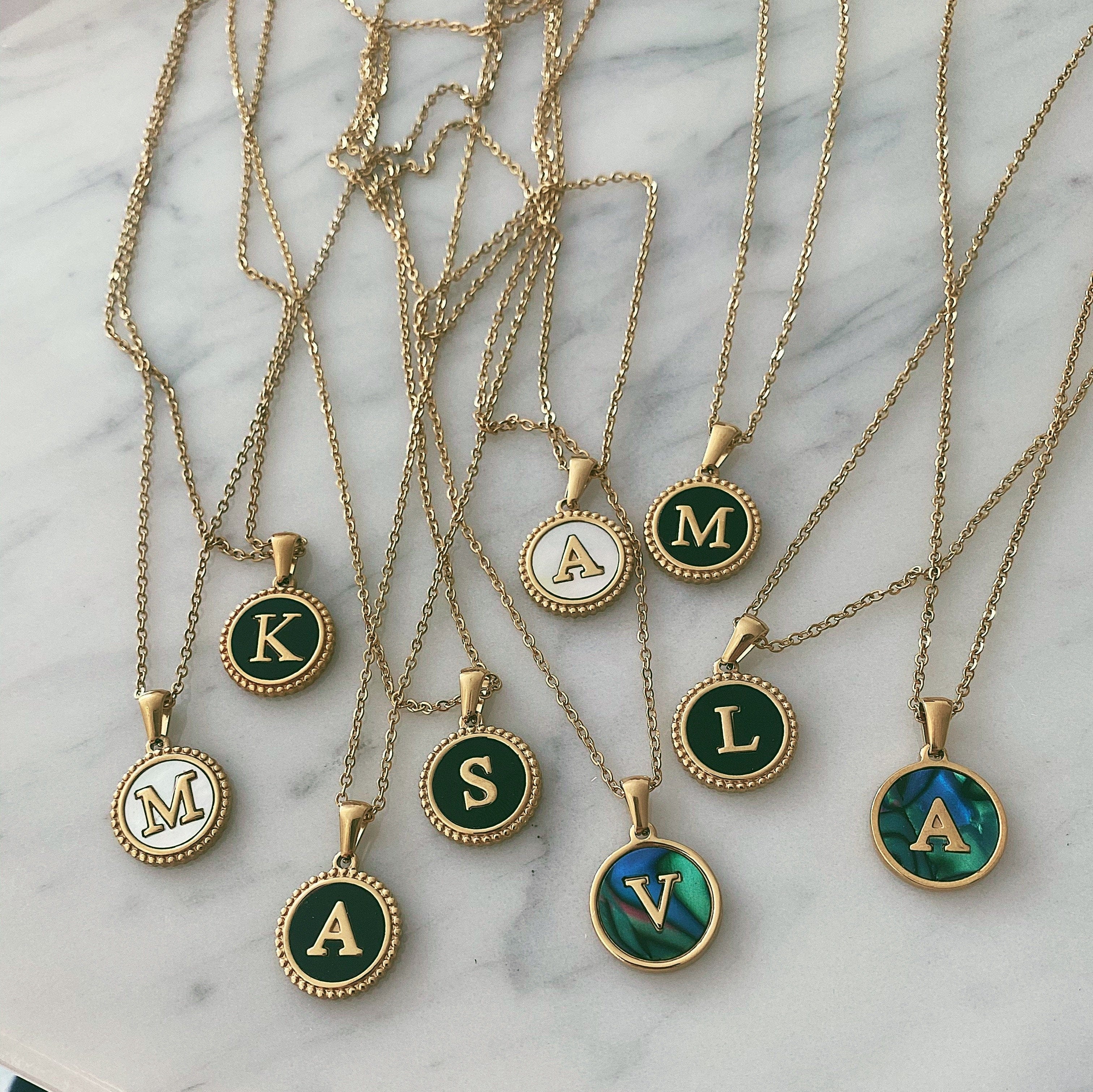 Rise Initial Necklace