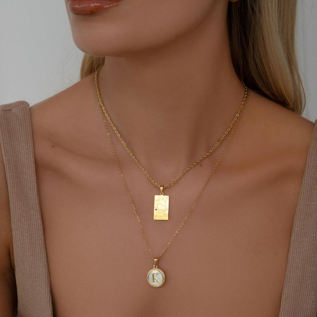 Rise Initial Necklace