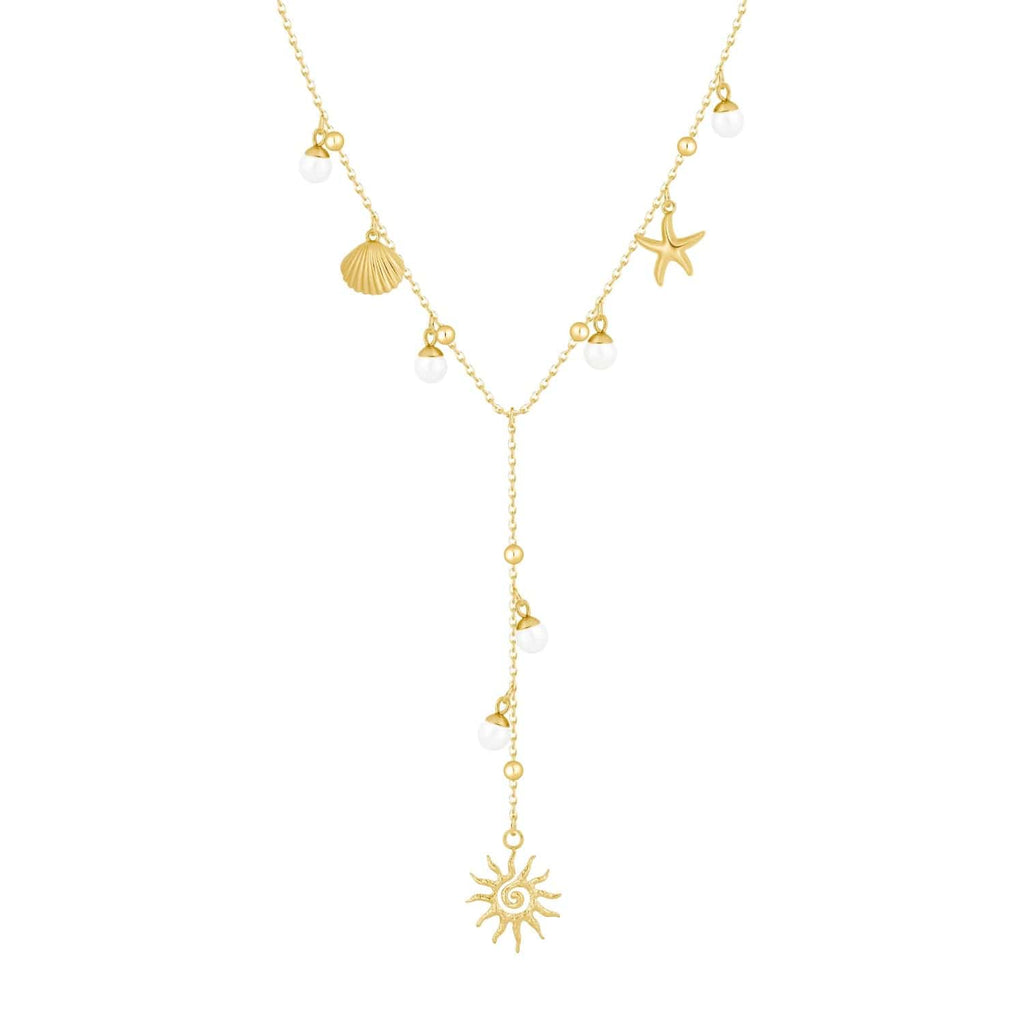 Bohomoon Stainless Steel Roxana Lariat Necklace