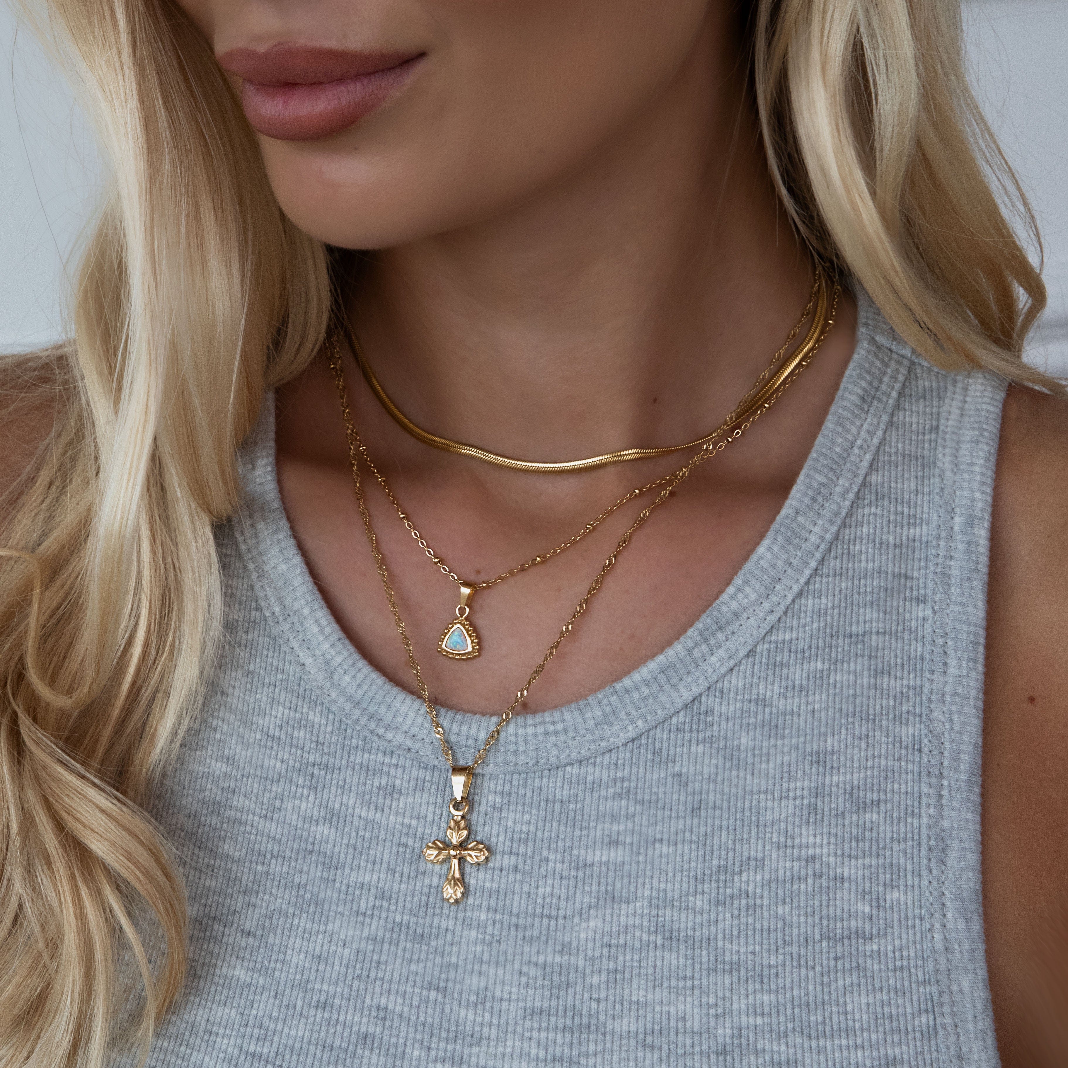 Serenity Cross Necklace