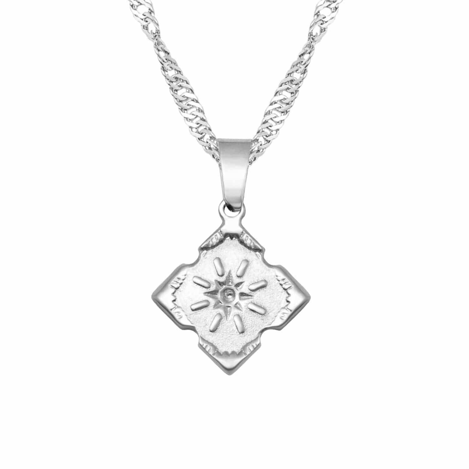 BohoMoon Stainless Steel Sunny Necklace Silver