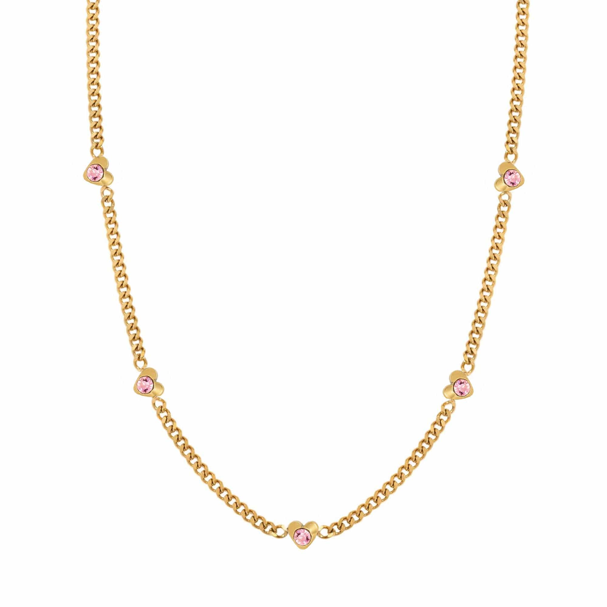 BohoMoon Stainless Steel Sweetheart Necklace Gold