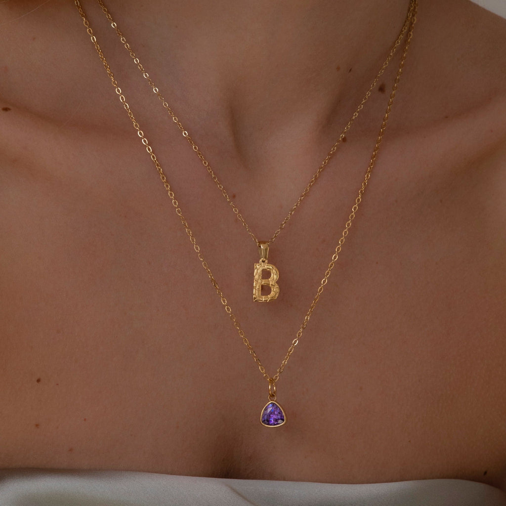 Trio Birthstone Necklace