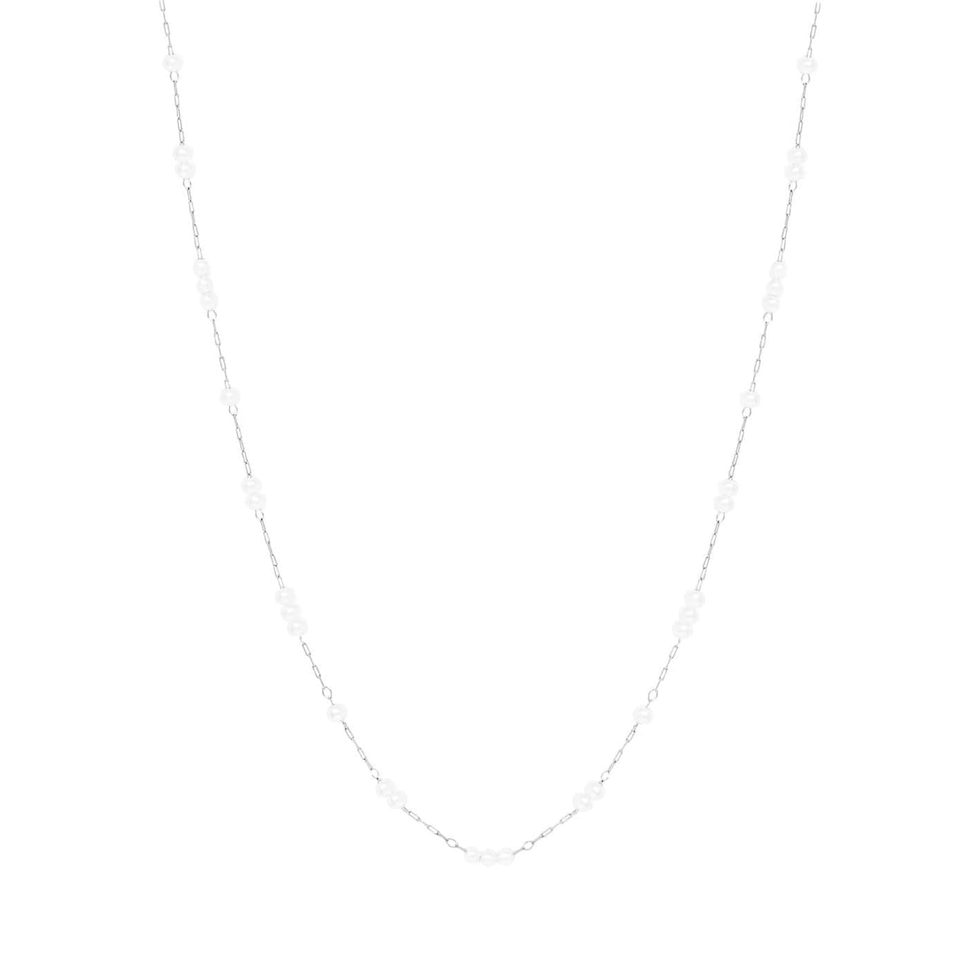 Bohomoon Stainless Steel Forever Yours Pearl Necklace
