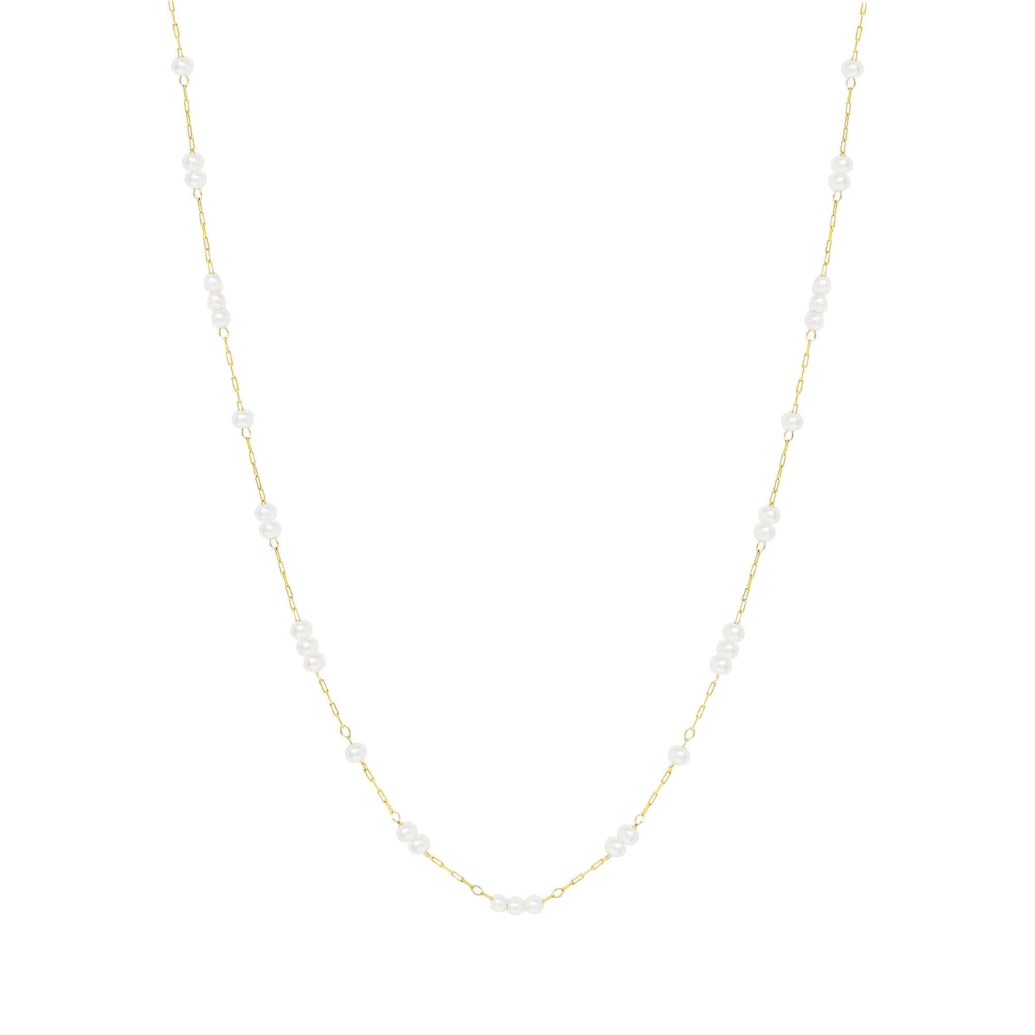 Bohomoon Stainless Steel Forever Yours Pearl Necklace