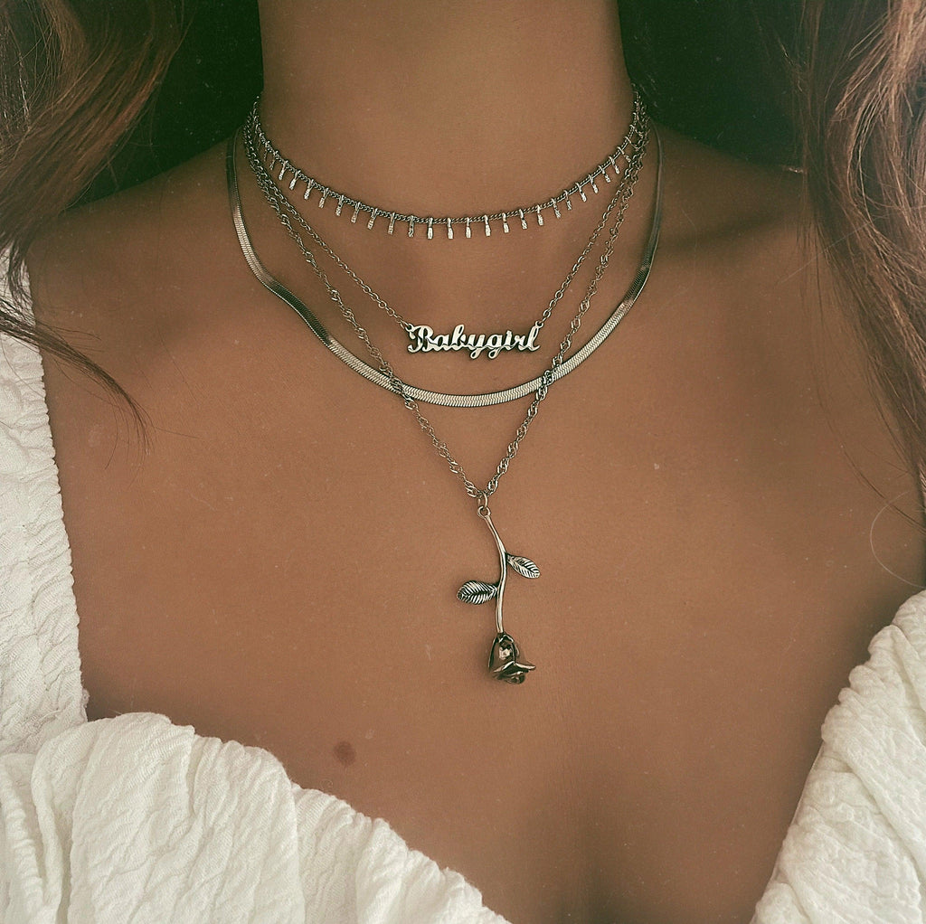 Eternal Rose Necklace