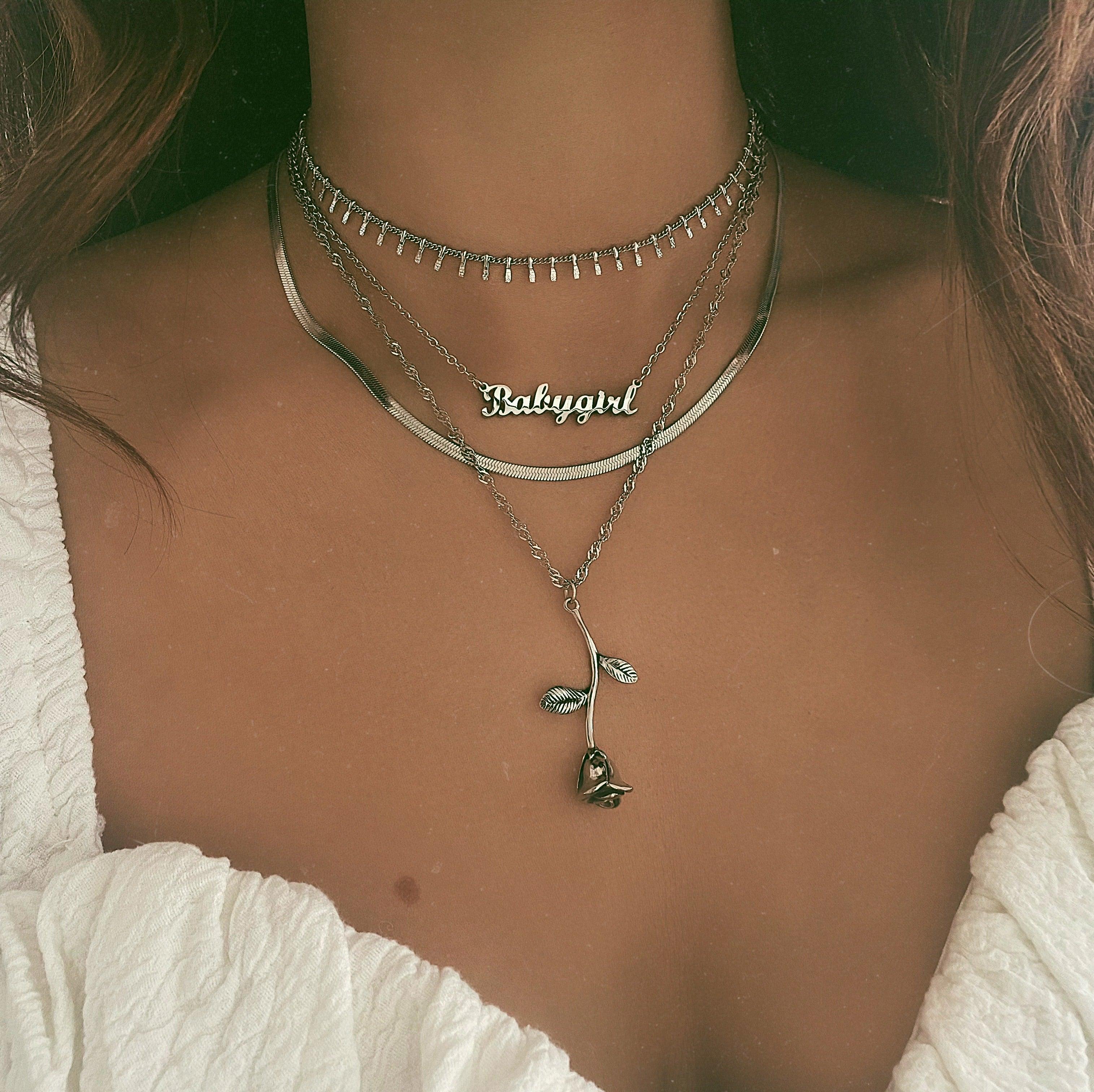 Eternal Rose Necklace