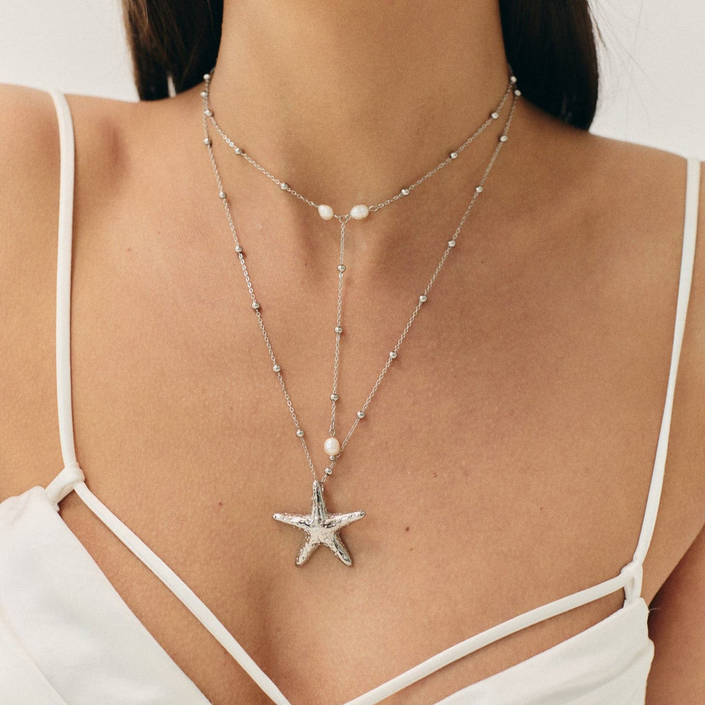 Capri Pearl Lariat Necklace