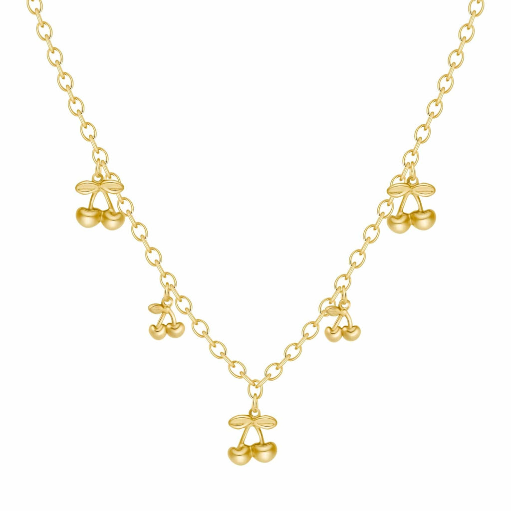 Bohomoon Stainless Steel Vibrance Cherry Necklace